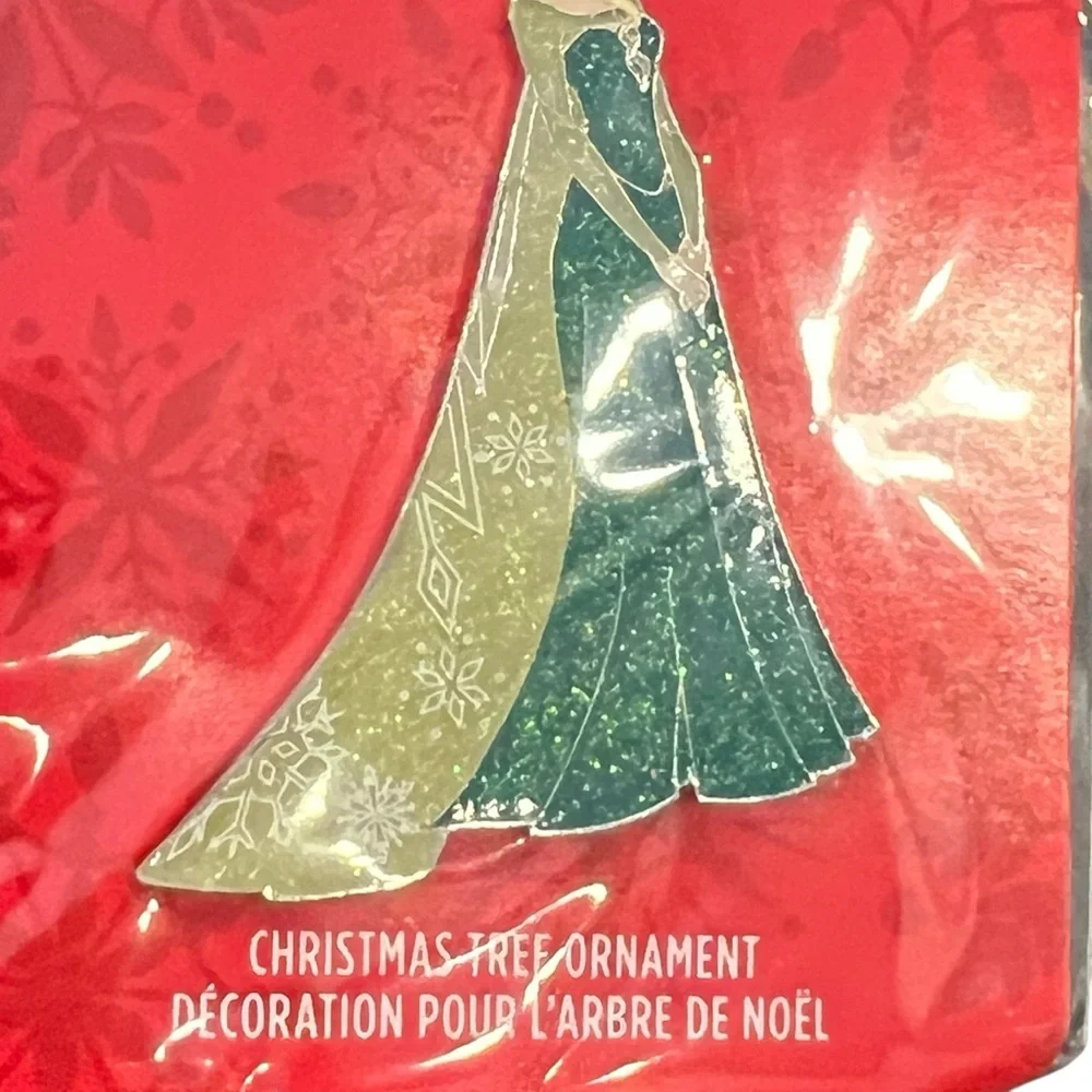 Hallmark Disney’s Princess Elsa FROZEN  Tree Ornament Metal Enamel‎ NEW